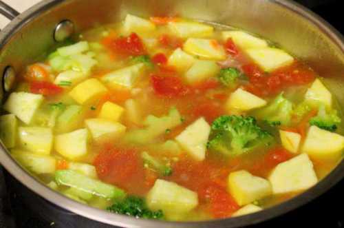 Овощной суп с клецками рецепт с баклажанами